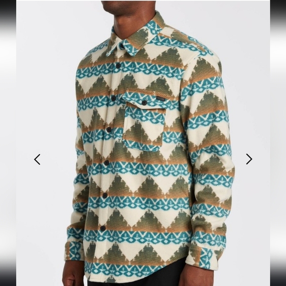Billabong Furnace Flannel Fleece Jacket | Adventure Division | Large, Southwest - Picture 4 of 15
